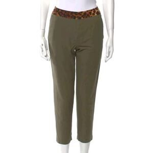 R13 PJ Pant St. Enzyme In Olive Trousers Sz XS Pull On Straight Leg Ankle (e